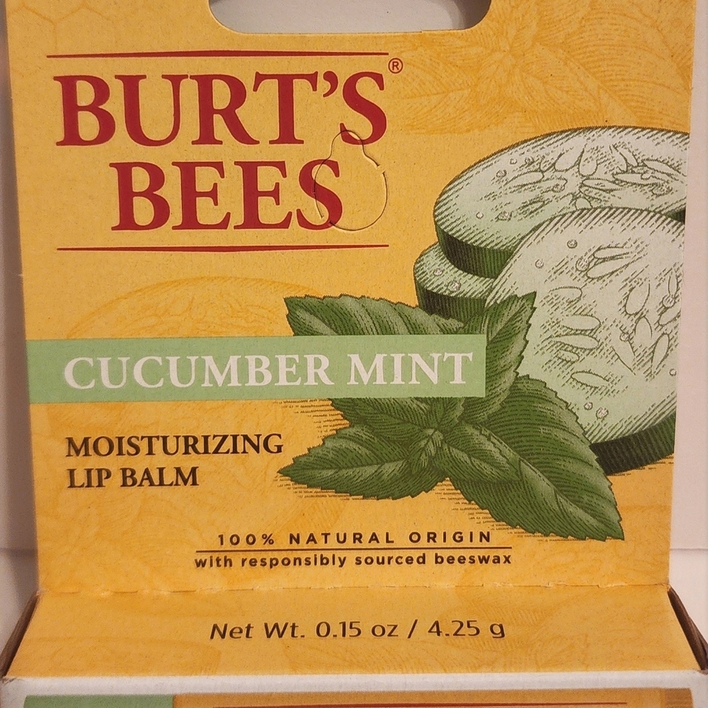 Burts Bees Balm Cucumber Mint 4 Pack